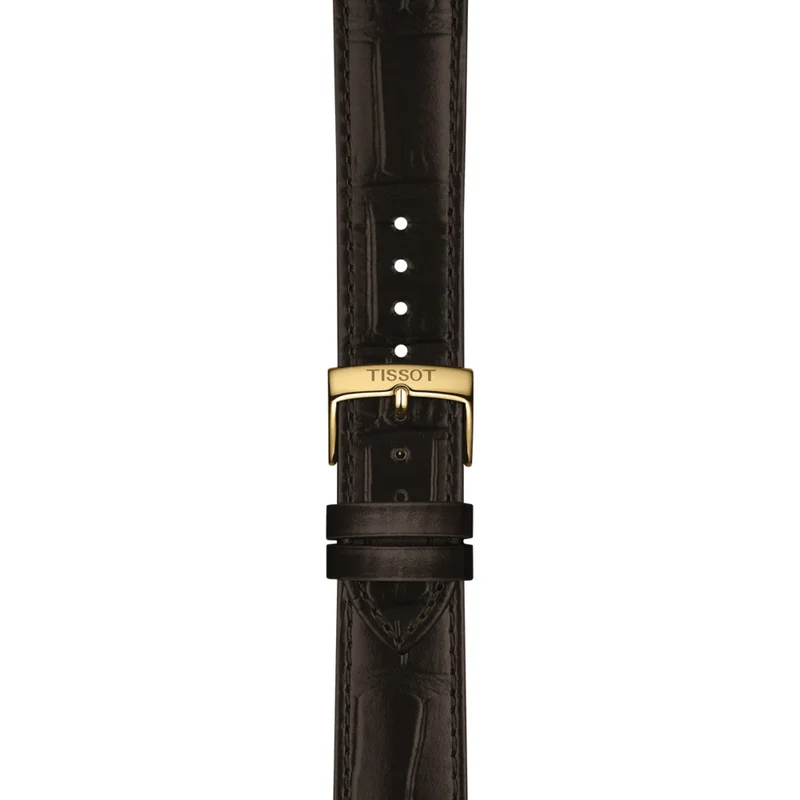 Classic Dream Yellow Gold PVD 40mm - Ivory Gold on Leather Strap