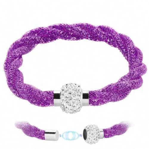 Stardust Damen Schmuck Schlauch Armband mit Kristallen