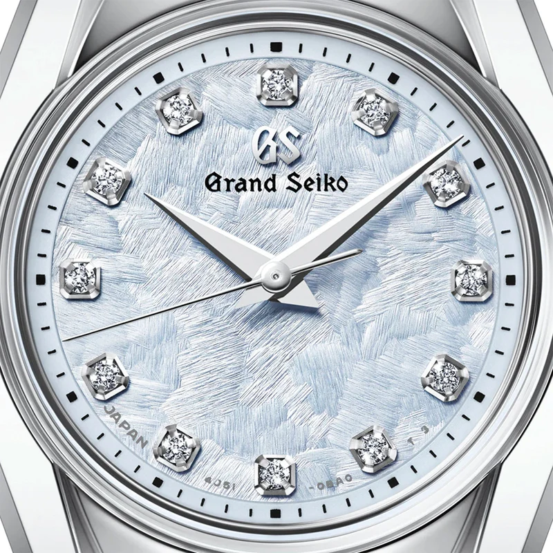 STGF389 “Spring Breeze” Ladies Heritage with Diamonds 26mm - Blue on Bracelet