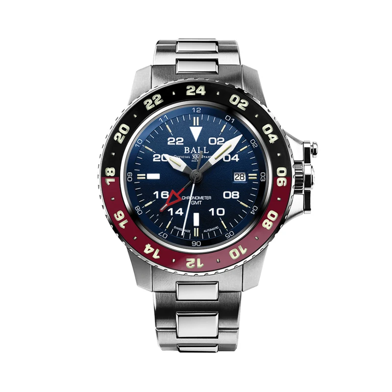 Engineer Hydrocarbon AeroGMT II 42mm - Blue on Bracelet