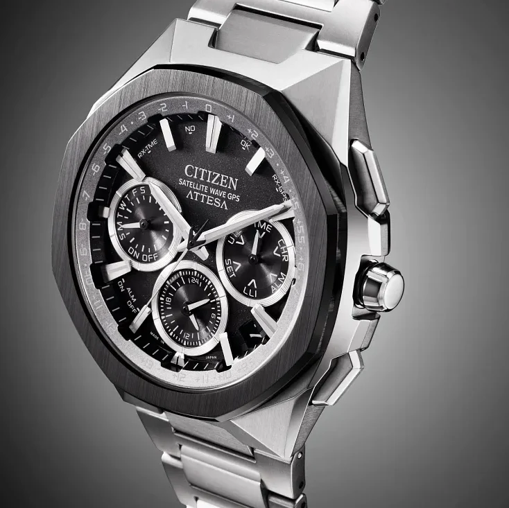 ATTESA Super Titanium™ Satellite Timekeeping 43.2mm - Grey on Bracelet