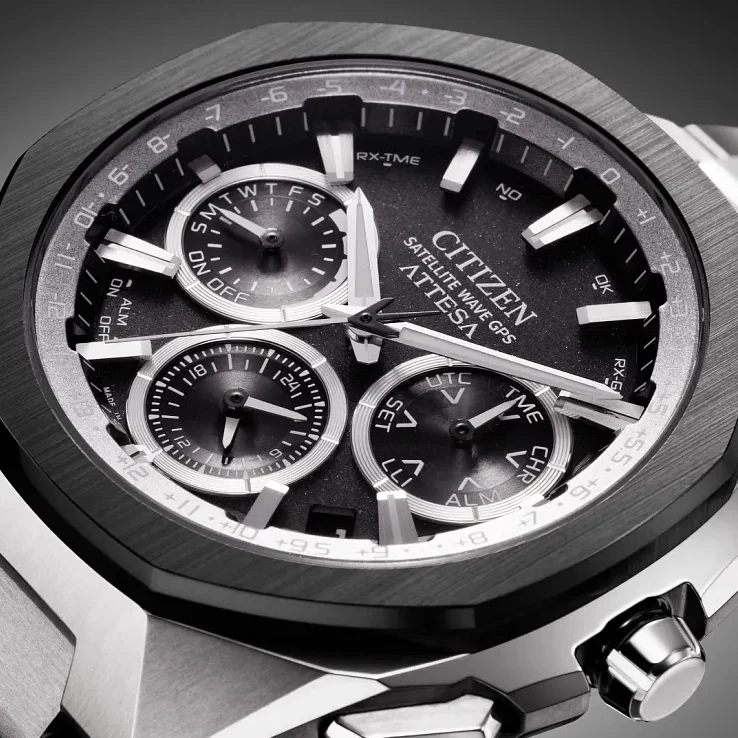 ATTESA Super Titanium™ Satellite Timekeeping 43.2mm - Grey on Bracelet