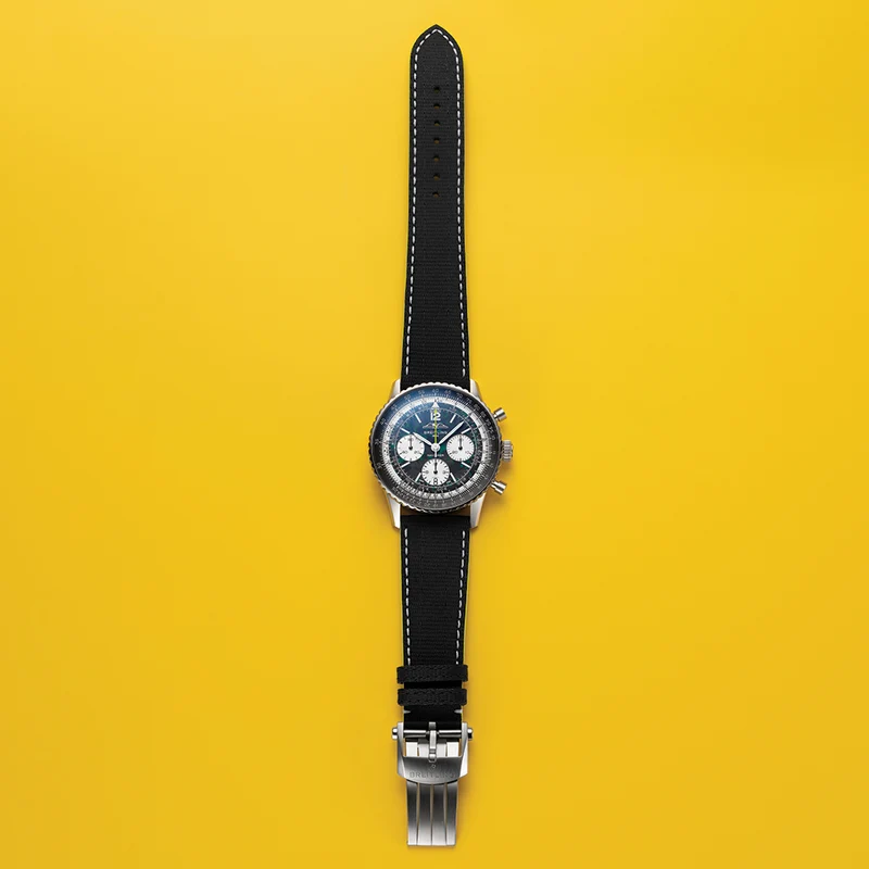 Navitimer B01 Chronograph Aston Martin Aramco Formula One™ Team Limited Edition 43mm - Black on Leather Strap