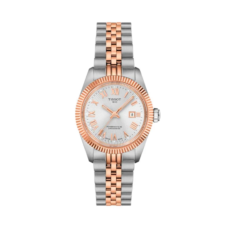 Ballade Powermatic 48 COSC Two-Tone 30mm - Silver on Bracelet