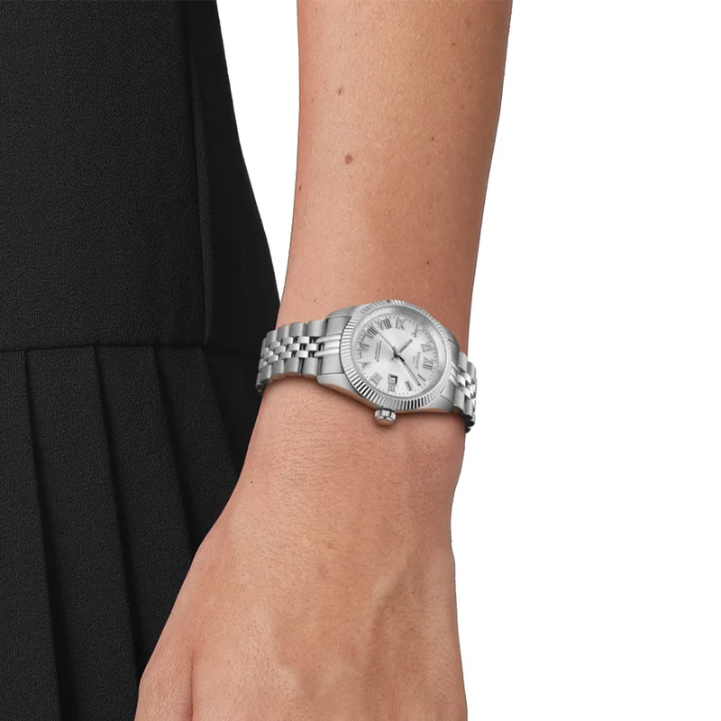Ballade Powermatic 48 COSC 30mm - Silver on Bracelet
