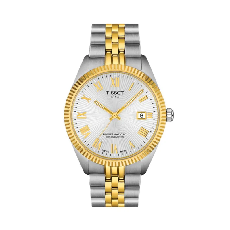 Ballade Powermatic 80 COSC Two-Tone 39mm - Silver on Bracelet