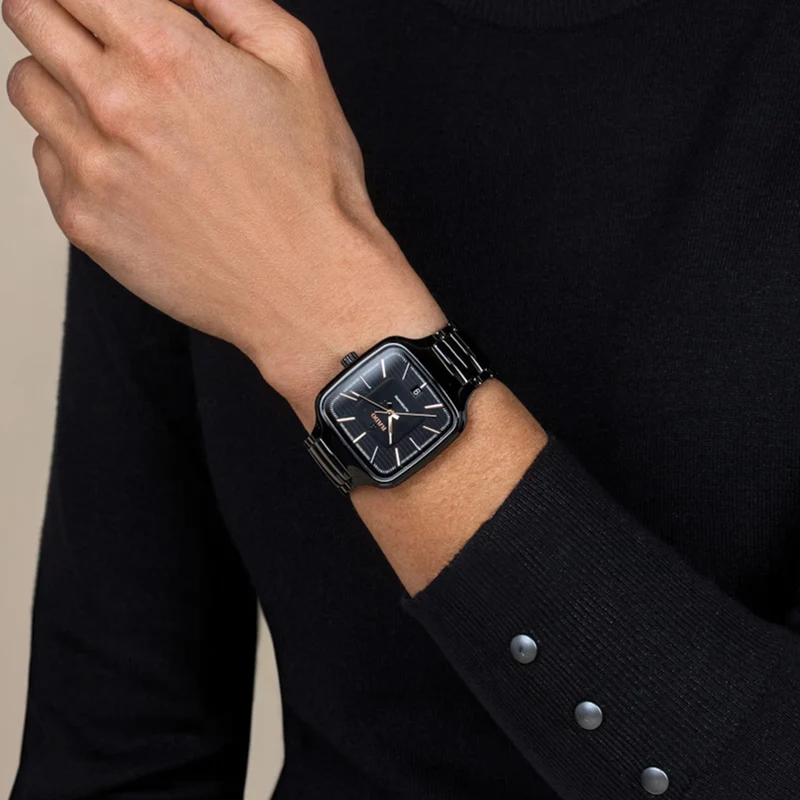 True Square Automatic 38mm - Black on Bracelet
