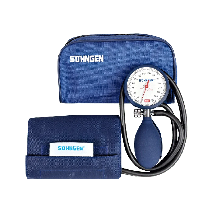 Zweischlauch Blutdruckmesser SÖHNGEN® mit Klettmanschette | Packung (1 Stück)