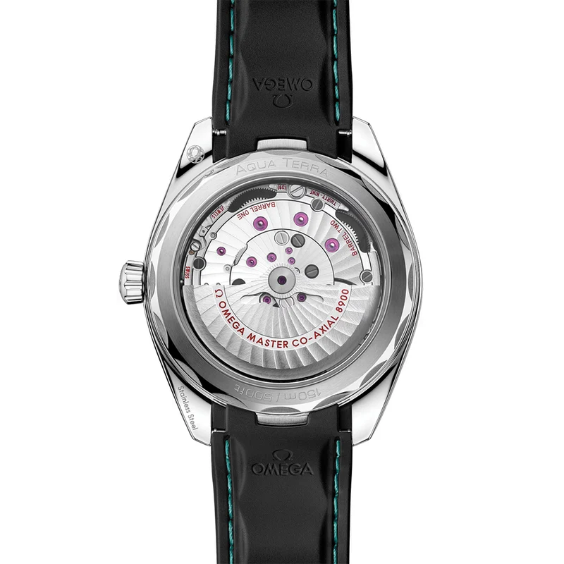 Seamaster Aqua Terra 150M 41mm - Turquoise on Rubber Strap