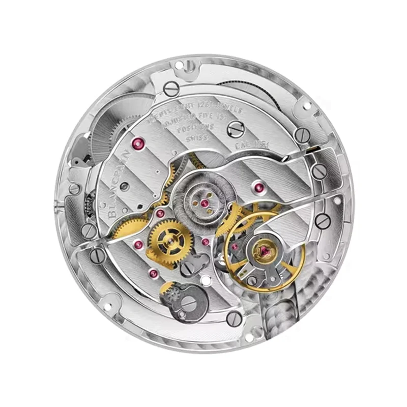 Villeret 40mm - Opaline on Leather Strap