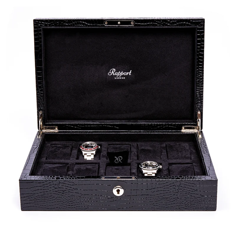Brompton Ten Watch Box - Black