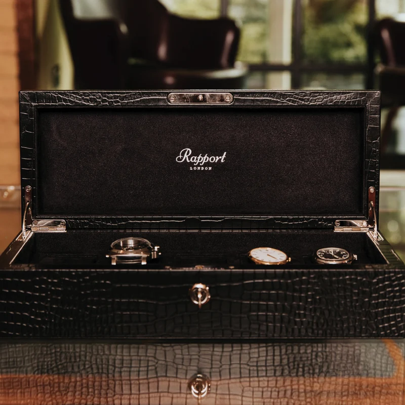 Brompton Five Watch Box - Black
