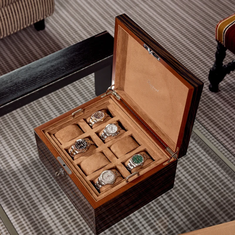 Heritage Sixteen Watch Box - Macassar
