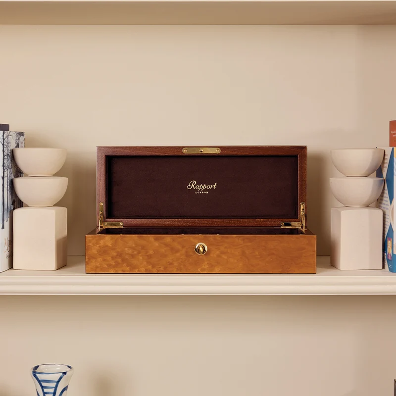 Heritage Five Watch Box - Burr Walnut