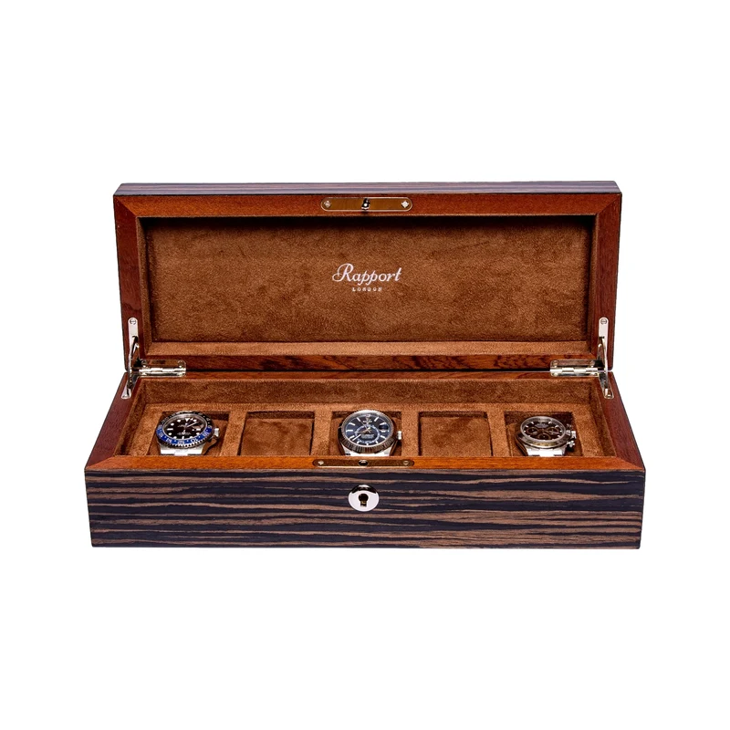 Heritage Five Watch Box - Macassar