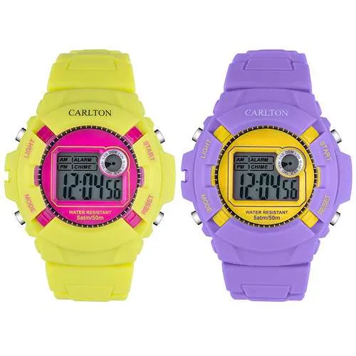 Silikon Armbanduhr " Ice Bomb " Carlton Digital Uhr