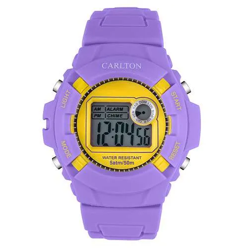 Silikon Armbanduhr " Ice Bomb " Carlton Digital Uhr