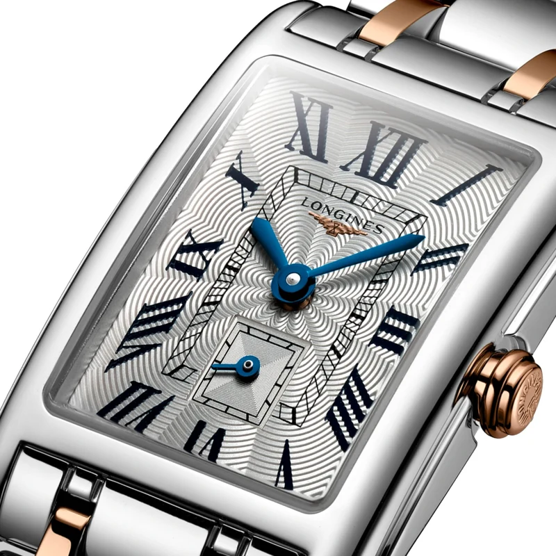 DolceVita Two-Tone 32mm - Silver "Fliniqué" Dial On Bracelet