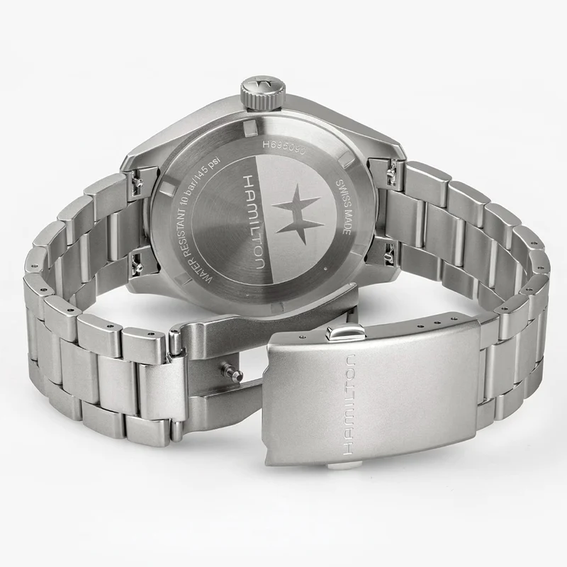 Khaki Field Mechanical Power Reserve 40mm - White on Bracelet