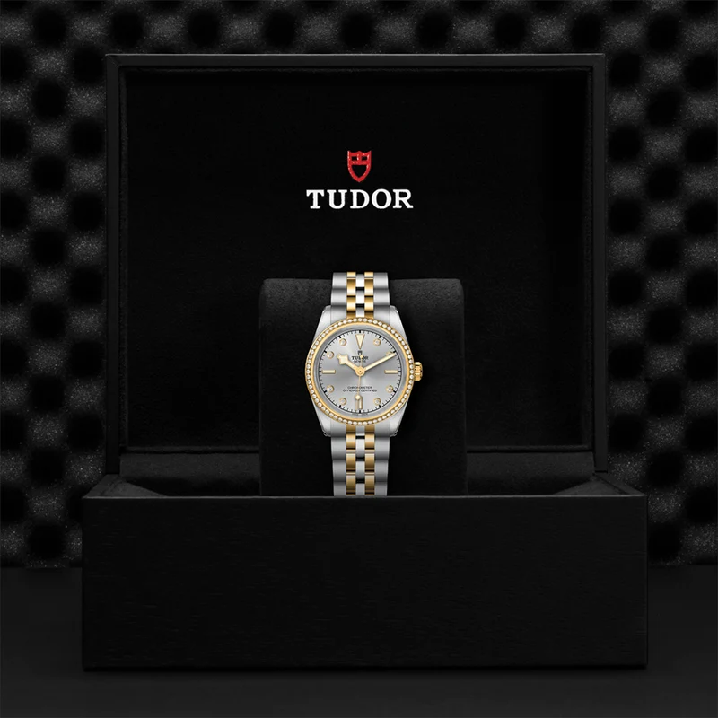 Black Bay One S&G 31mm - Silver, Diamond-Set, Diamond Bezel on Bracelet