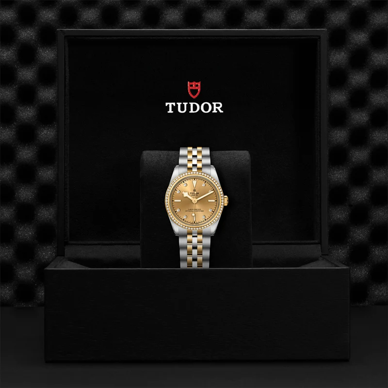Black Bay One S&G 31mm - Champagne, Diamond-Set, Diamond Bezel on Bracelet