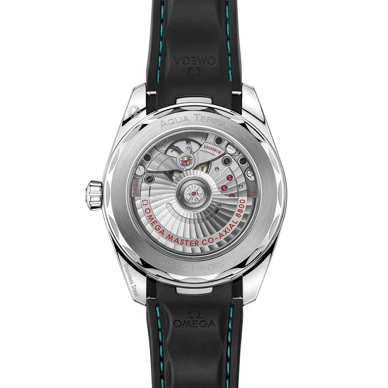 Seamaster Aqua Terra 150M 38mm - Turquoise on Rubber Strap