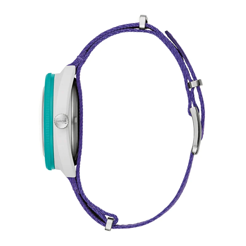 Oceanographer Snorkel Limited Edition Coral Ceramic 41mm - Teal on Tide Nylon Strap