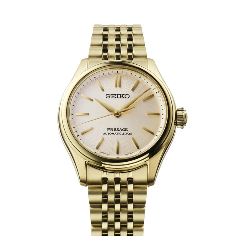 SPB524 Presage Classic Gold Finish 36mm - Ivory on Bracelet