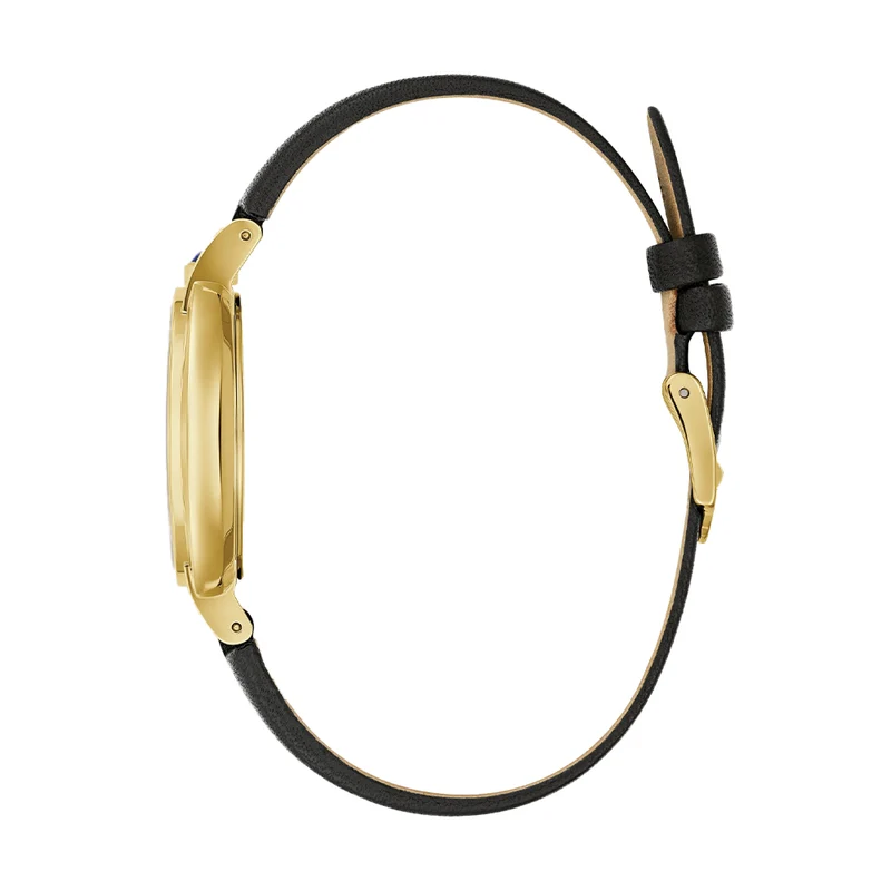 Special Edition Apollo 'Ella' Rubaiyat Gold-Tone 28.8mm - White on Leather Strap