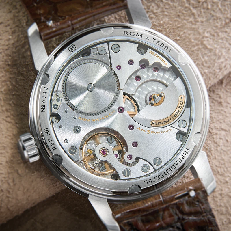 RGM 501 Teddy Baldassarre Edition 39mm – Blue on Leather Strap