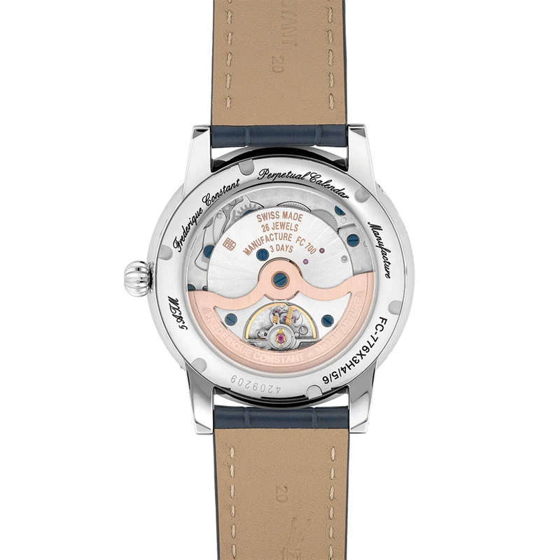 Manufacture Perpetual Calendar 40mm - Blue on Leather Strap