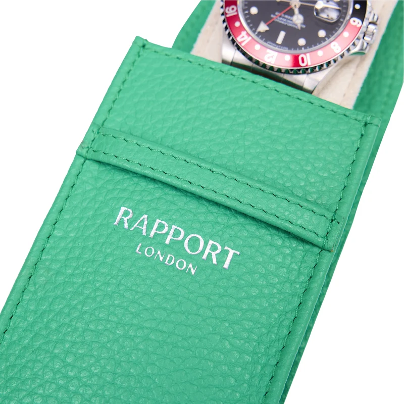 Portobello Single Watch Pouch - Green
