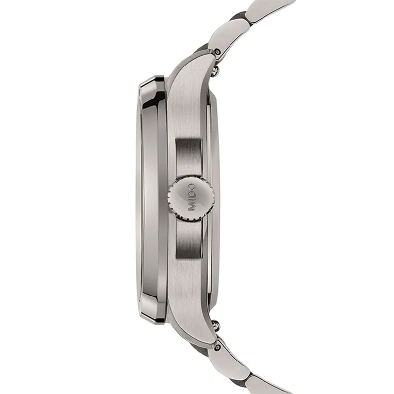 Multifort TV Big Date Titanium 40mm - Grey Gradient on Bracelet