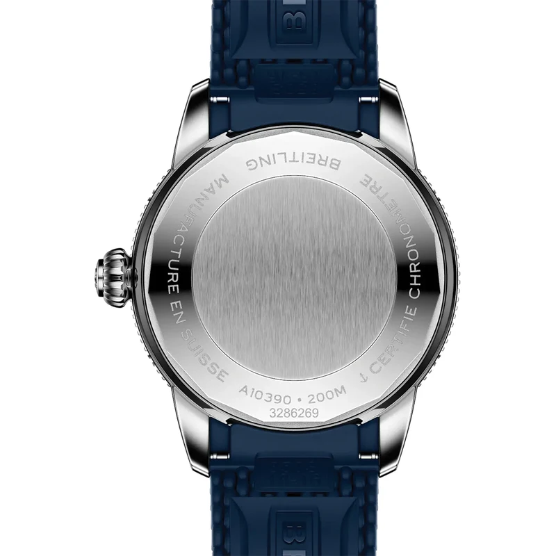 Superocean Heritage Automatic 36mm - Blue on Rubber Strap