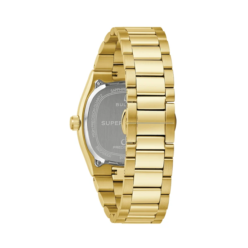 Super Seville Precisionist Gold-Tone 37.5mm - Black on Bracelet