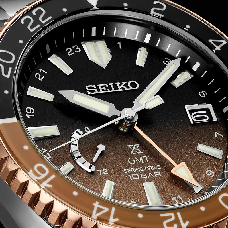 SNR058 Prospex LX GMT U.S. Special Edition 44.8 mm - Brown on Bracelet