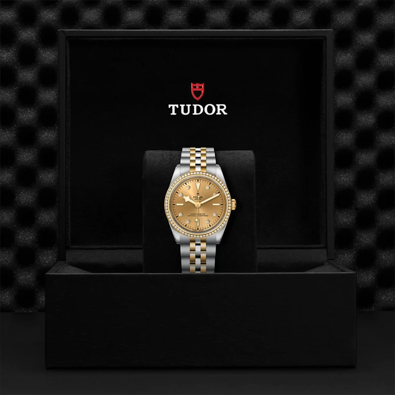 Black Bay One S&G 36mm - Champagne, Diamond-Set and Diamond Bezel on Bracelet