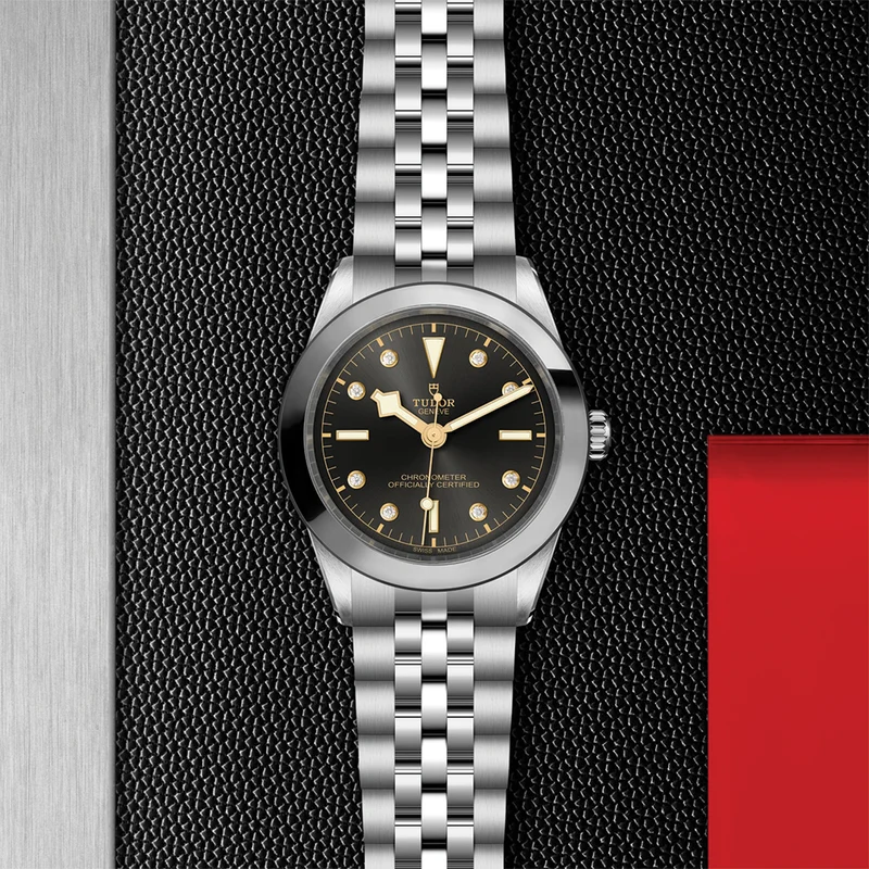 Black Bay One 39mm - Black, Diamond-Set on Bracelet