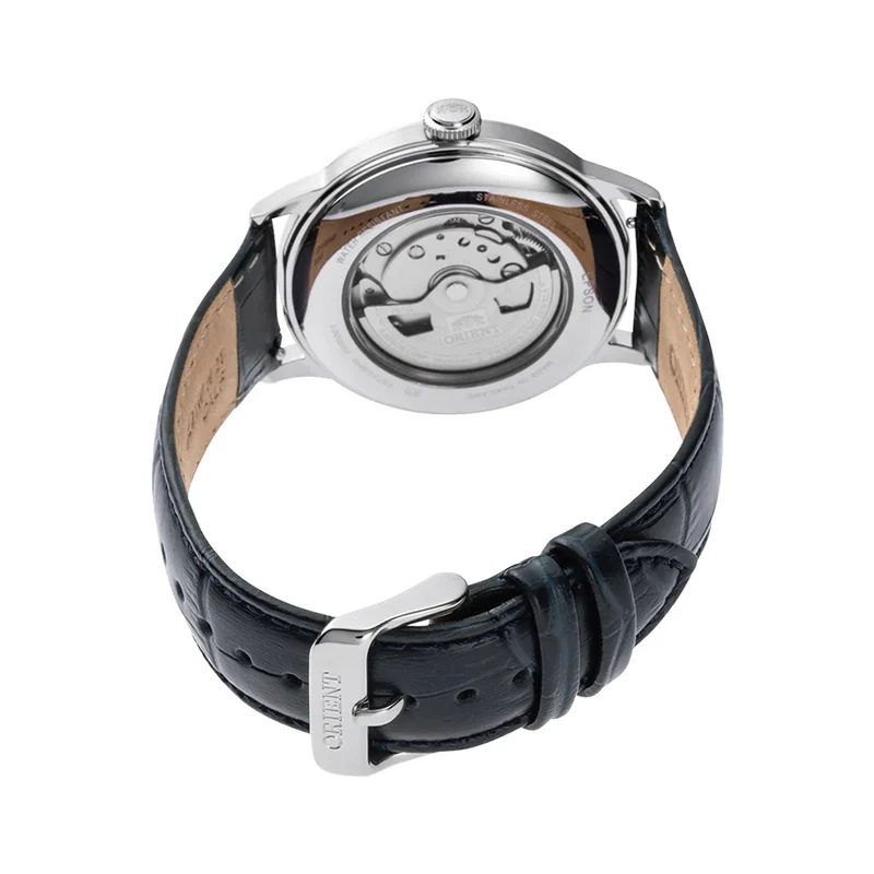 Bambino Version 2 40.5mm - Blue on Leather Strap