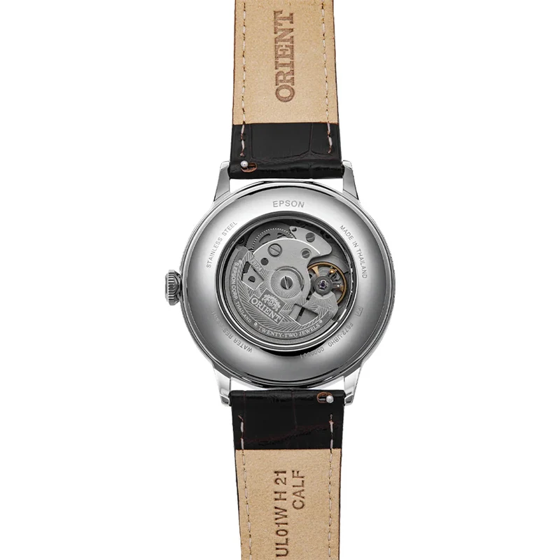 Bambino Version 2 40.5mm - Green on Leather Strap