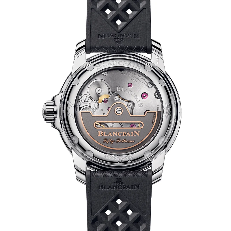 Fifty Fathoms Automatique Steel 42mm - Black on Rubber Strap