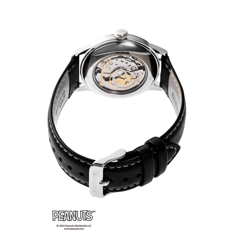Orient Peanuts 75th Anniversary Limited Edition Bambino 38mm - White on Leather Strap