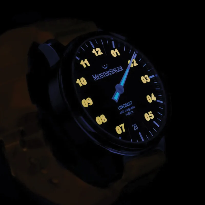 Unomat Automatic 43mm - Black on Rubber Strap