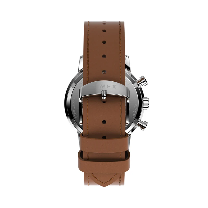 Marlin® Chronograph Tachymeter 40mm - Green on Leather Strap