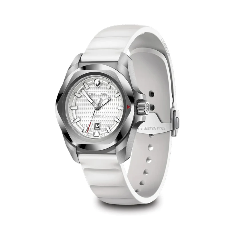 I.N.O.X. 32mm - White on Rubber Strap