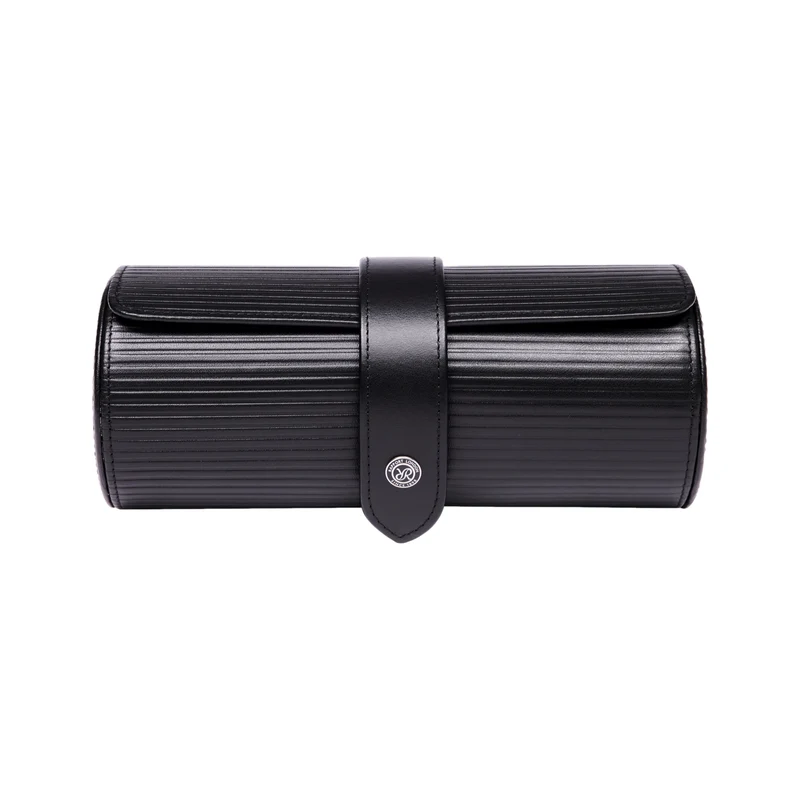 Nova Three Watch Roll - Black