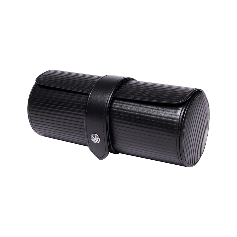Nova Three Watch Roll - Black
