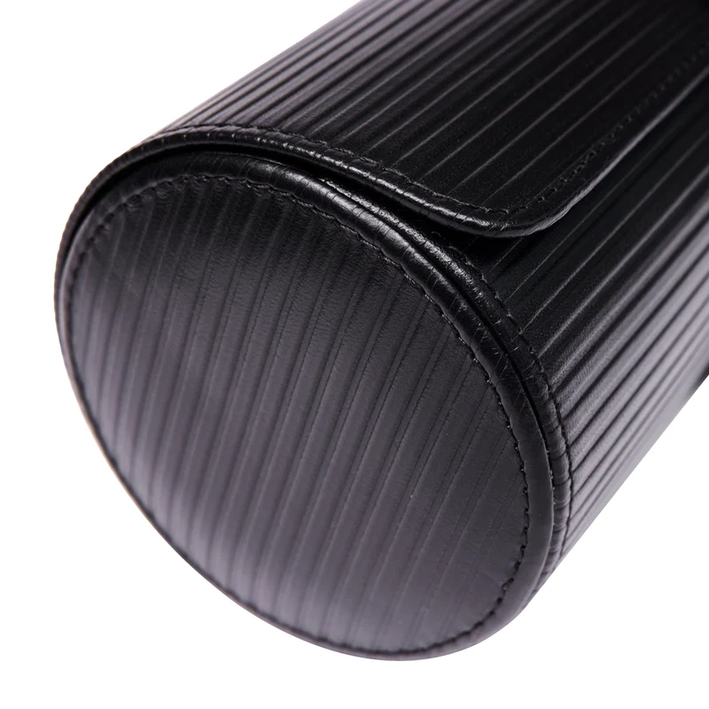 Nova Three Watch Roll - Black