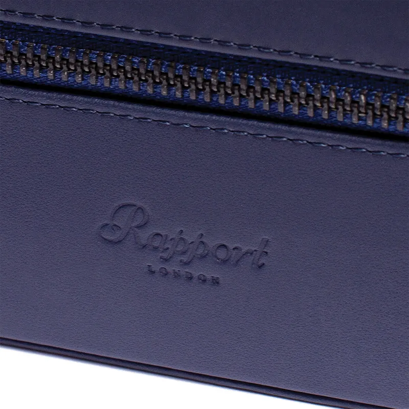 Hyde Park Four Zip Case - Navy