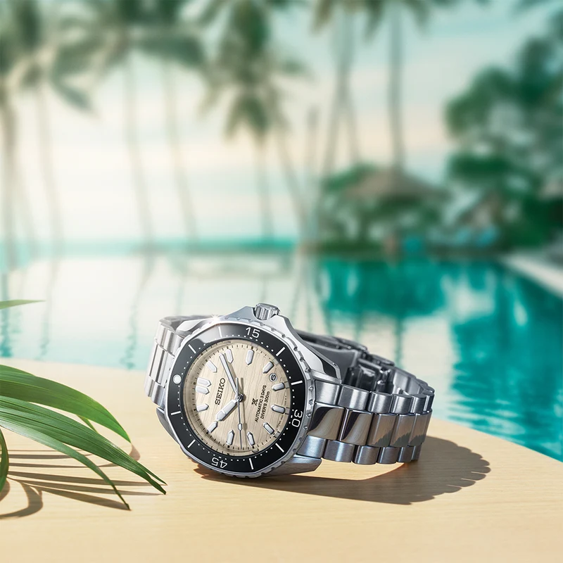 SPB481 Prospex Automatic Diver's Watch 41.3mm - Ivory on Bracelet